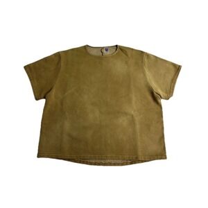 Yeezy Gap Engineered By Balenciaga Fleece Yoke Tee BRONZE Medium
